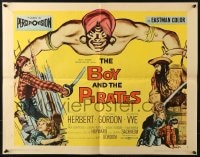 4f516 BOY & THE PIRATES style A 1/2sh 1960 Charles Herbert, most amazing adventure a boy ever lived!