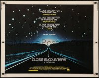 4f533 CLOSE ENCOUNTERS OF THE THIRD KIND 1/2sh 1977 Steven Spielberg sci-fi classic!
