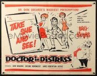 4f557 DOCTOR IN DISTRESS 1/2sh 1964 Dr. Dirk Bogarde's wackiest prescription, Eggar!