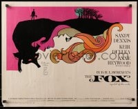4f578 FOX 1/2sh 1968 Sandy Dennis, Kier Dullea, Anne Heywood, cool art by L & D Dillon!