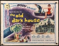 4f686 OLD DARK HOUSE 1/2sh 1963 William Castle's killer-diller with a nuthouse of kooks!