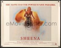 4f732 SHEENA 1/2sh 1984 sexy Tanya Roberts with bow & arrows riding zebra in Africa!