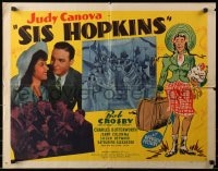 4f737 SIS HOPKINS style A 1/2sh 1941 Judy Canova & Bob Crosby, super young Susan Hayward shown!