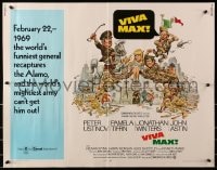 4f777 VIVA MAX 1/2sh 1970 Peter Ustinov, Jonathan Winters, great Jack Davis art of cast!