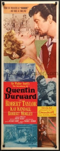 4f006 ADVENTURES OF QUENTIN DURWARD insert 1955 English hero Robert Taylor romances Kay Kendall!