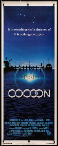 4f049 COCOON int'l insert 1985 Ron Howard classic sci-fi, great artwork by John Alvin!
