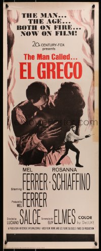 4f077 EL GRECO insert 1965 Mel Ferrer, Rosanna Schiaffino, Rosi Di Pietro!