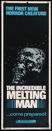 4f132 INCREDIBLE MELTING MAN insert 1977 AIP gruesome image of the first new horror creature!