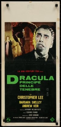 4f854 DRACULA PRINCE OF DARKNESS Italian locandina 1966 art of vampire Christopher Lee by Nistri!