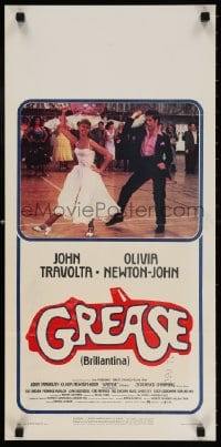 4f889 GREASE Italian locandina 1978 John Travolta & Olivia Newton-John classic musical!