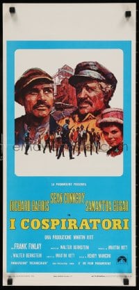 4f926 MOLLY MAGUIRES Italian locandina 1970 Sean Connery, Richard Harris, directed by Martin Ritt!
