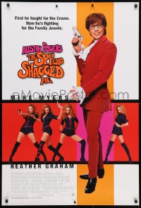 4g528 AUSTIN POWERS: THE SPY WHO SHAGGED ME 1sh 1999 Mike Myers, super sexy Heather Graham!