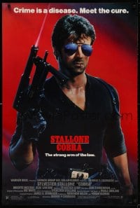 4g593 COBRA 1sh 1986 crime is a disease and Sylvester Stallone is the cure!