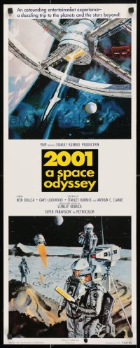 4g235 2001: A SPACE ODYSSEY 14x36 commercial poster 1995 Stanley Kubrick classic, ultimate trip!