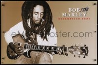 4g240 BOB MARLEY 24x36 commercial poster 2000s image of the Jamaican reggae legend w/ guitar!