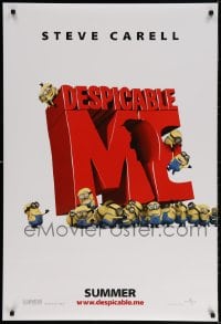 4g626 DESPICABLE ME advance DS 1sh 2010 Summer style, Steve Carell, cute CGI, superbad, superdad!