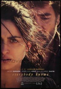 4g642 EVERYBODY KNOWS advance DS 1sh 2018 Asghar Farhadi's Todos Lo Saben, Penelope Cruz, Bardem!