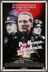 4g660 FORT APACHE THE BRONX 1sh 1981 Paul Newman & Edward Asner as New York City cops!