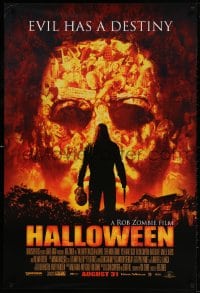 4g692 HALLOWEEN advance DS 1sh 2007 directed by Rob Zombie, evil has a destiny, cool image!