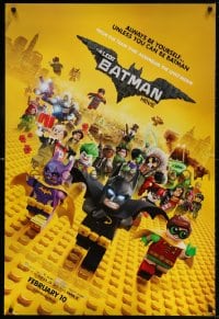 4g748 LEGO BATMAN MOVIE advance DS 1sh 2017 Arnett, always be yourself, unless you can be Batman!