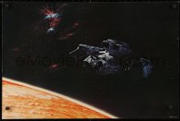 4g005 ALIEN color 20x30 still 1979 Ridley Scott outer space sci-fi monster classic, over planet!