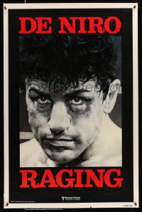 4g846 RAGING BULL teaser 1sh 1980 Robert De Niro, Martin Scorsese, boxing classic!