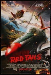 4g860 RED TAILS advance DS 1sh 2012 Cuba Gooding Jr & Terence Howard as WWII fighter pilots!