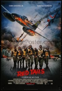 4g861 RED TAILS style B advance DS 1sh 2012 Cuba Gooding Jr & Terence Howard as WWII fighter pilots!