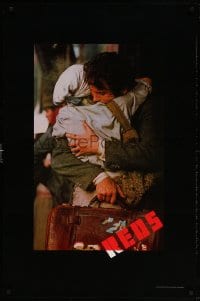4g862 REDS 1sh 1981 image of star/director Warren Beatty as John Reed & Diane Keaton in Russia!