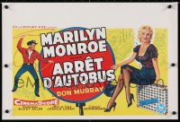 4g216 BUS STOP 14x21 Belgian REPRO poster 2000s Don Murray and sexy Marilyn Monroe!
