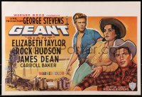 4g224 GIANT 15x22 Belgian REPRO poster 2000s James Dean, Elizabeth Taylor, Hudson, Stevens classic!