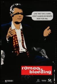 4g877 ROMEO IS BLEEDING teaser 1sh 1994 cool stylized image of Gary Oldman!