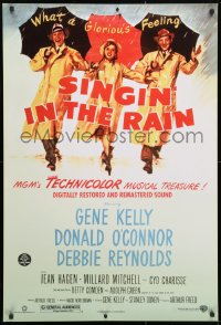 4g896 SINGIN' IN THE RAIN DS 1sh R2000 Gene Kelly, Donald O'Connor, Debbie Reynolds, classic!