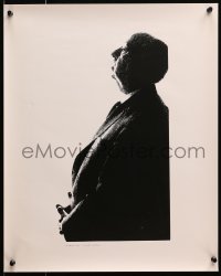 4g301 ALFRED HITCHCOCK 16x20 special poster 1980s great profile image of famous director!