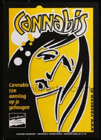 4g322 CANNABIS EEN AANSLAG OP JE GEHEUGEN 12x17 Dutch special poster 2000s avoid cannabis!