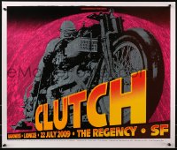 4g028 CHUCK SPERRY signed #71/150 23x27 art print 2009 by the artist, Clutch, great motorcycle art!