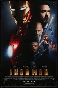 4g190 IRON MAN advance mini poster 2008 Robert Downey Jr. is Iron Man, Stark Industries Prototype!