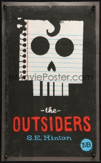 4g045 OUTSIDERS signed #71/130 2-sided 11x18 art print 2010s by artist Mikey Burton!