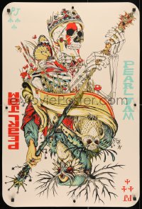 4g116 PEARL JAM 2-sided 24x36 music poster 2012 Tyler Stout & Jeff Soto poker playing card art!