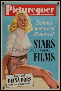 4g430 PICTUREGOER 20x30 English special poster 1950s great image of sexy Diana Dors!