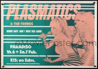 4g118 PLASMATICS 17x24 Dutch music poster 1980s great waist high images of punk Wendy O. Williams!