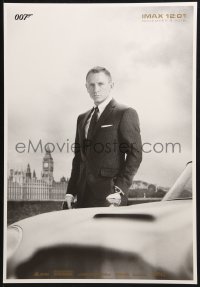4g459 SKYFALL IMAX 14x20 special poster 2012 image of Daniel Craig as Bond, newest 007!