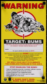 4g469 TARGET BUMS/TARGET ARTISTS group of 2 9x16 special posters 2015 parody of Target: Rats!