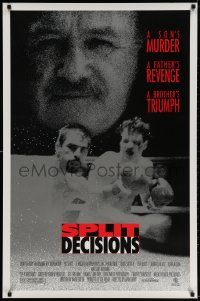 4g905 SPLIT DECISIONS 1sh 1988 Gene Hackman, Craig Sheffer, about a boxing family!