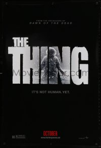 4g941 THING teaser DS 1sh 2011 Mary Elizabeth Winstead, Edgerton, it's not human yet!