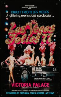 4g078 LAS VEGAS FOLIES '77 stage play English WC 1977 a glittering, exotic stage spectacular!