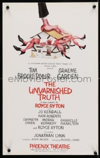 4g091 UNVARNISHED TRUTH stage play English WC 1978 Tim Brook-Taylor, Graeme Garden, wacky art!