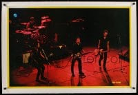 4h117 CLASH linen 23x35 Dutch commercial poster 1980 great image of the band performing on stage!