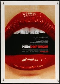 4h277 INSIDE DEEP THROAT linen advance 1sh 2005 story behind most profitable film in movie history!