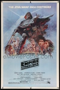 4j025 EMPIRE STRIKES BACK style B 40x60 1980 George Lucas sci-fi classic, cool artwork by Tom Jung!